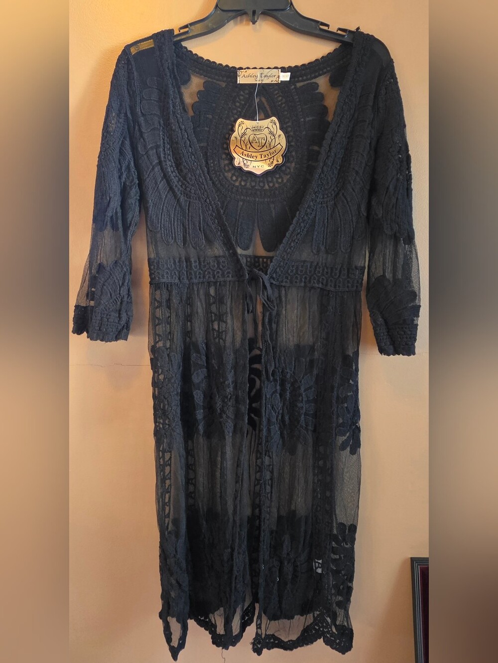 Ashley Taylor Bogo Maxi Crochet Camono